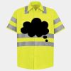Men's High Visibility Safety Short Sleeve Work Shirt Thumbnail