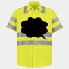 Men's High Visibility Safety Short Sleeve Work Shirt Thumbnail
