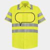 Men's High Visibility Safety Short Sleeve Work Shirt Thumbnail