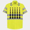 Men's High Visibility Safety Short Sleeve Work Shirt Thumbnail