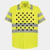 Men's High Visibility Safety Short Sleeve Work Shirt Thumbnail