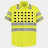 Men's High Visibility Safety Short Sleeve Work Shirt Thumbnail