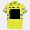 Men's High Visibility Safety Short Sleeve Work Shirt Thumbnail