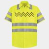 Men's High Visibility Safety Short Sleeve Work Shirt Thumbnail