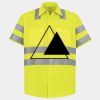Men's High Visibility Safety Short Sleeve Work Shirt Thumbnail