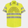 Men's High Visibility Safety Short Sleeve Work Shirt Thumbnail