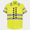Men's High Visibility Safety Short Sleeve Work Shirt Thumbnail