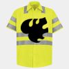 Men's High Visibility Safety Short Sleeve Work Shirt Thumbnail