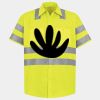 Men's High Visibility Safety Short Sleeve Work Shirt Thumbnail