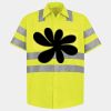 Men's High Visibility Safety Short Sleeve Work Shirt Thumbnail