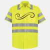 Men's High Visibility Safety Short Sleeve Work Shirt Thumbnail