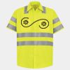 Men's High Visibility Safety Short Sleeve Work Shirt Thumbnail