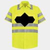 Men's High Visibility Safety Short Sleeve Work Shirt Thumbnail