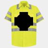 Men's High Visibility Safety Short Sleeve Work Shirt Thumbnail