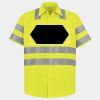 Men's High Visibility Safety Short Sleeve Work Shirt Thumbnail