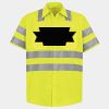 Men's High Visibility Safety Short Sleeve Work Shirt Thumbnail