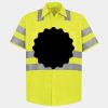 Men's High Visibility Safety Short Sleeve Work Shirt Thumbnail