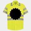 Men's High Visibility Safety Short Sleeve Work Shirt Thumbnail