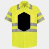 Men's High Visibility Safety Short Sleeve Work Shirt Thumbnail