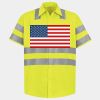 Men's High Visibility Safety Short Sleeve Work Shirt Thumbnail