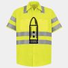 Men's High Visibility Safety Short Sleeve Work Shirt Thumbnail