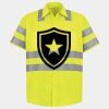 Men's High Visibility Safety Short Sleeve Work Shirt Thumbnail
