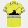 Men's High Visibility Safety Short Sleeve Work Shirt Thumbnail