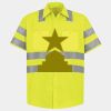 Men's High Visibility Safety Short Sleeve Work Shirt Thumbnail
