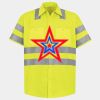 Men's High Visibility Safety Short Sleeve Work Shirt Thumbnail