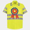 Men's High Visibility Safety Short Sleeve Work Shirt Thumbnail