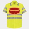 Men's High Visibility Safety Short Sleeve Work Shirt Thumbnail
