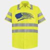 Men's High Visibility Safety Short Sleeve Work Shirt Thumbnail