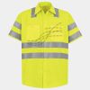 Men's High Visibility Safety Short Sleeve Work Shirt Thumbnail