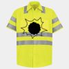 Men's High Visibility Safety Short Sleeve Work Shirt Thumbnail