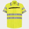 Men's High Visibility Safety Short Sleeve Work Shirt Thumbnail