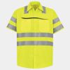 Men's High Visibility Safety Short Sleeve Work Shirt Thumbnail