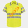 Men's High Visibility Safety Short Sleeve Work Shirt Thumbnail