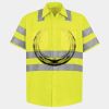 Men's High Visibility Safety Short Sleeve Work Shirt Thumbnail