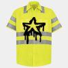 Men's High Visibility Safety Short Sleeve Work Shirt Thumbnail