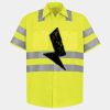 Men's High Visibility Safety Short Sleeve Work Shirt Thumbnail