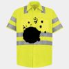 Men's High Visibility Safety Short Sleeve Work Shirt Thumbnail