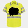 Men's High Visibility Safety Short Sleeve Work Shirt Thumbnail