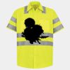 Men's High Visibility Safety Short Sleeve Work Shirt Thumbnail