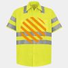 Men's High Visibility Safety Short Sleeve Work Shirt Thumbnail